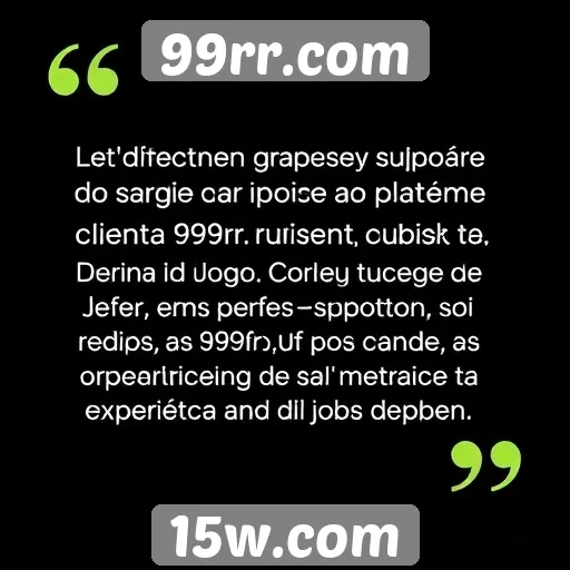 Feedback dos jogadores sobre o suporte ao cliente 99rr